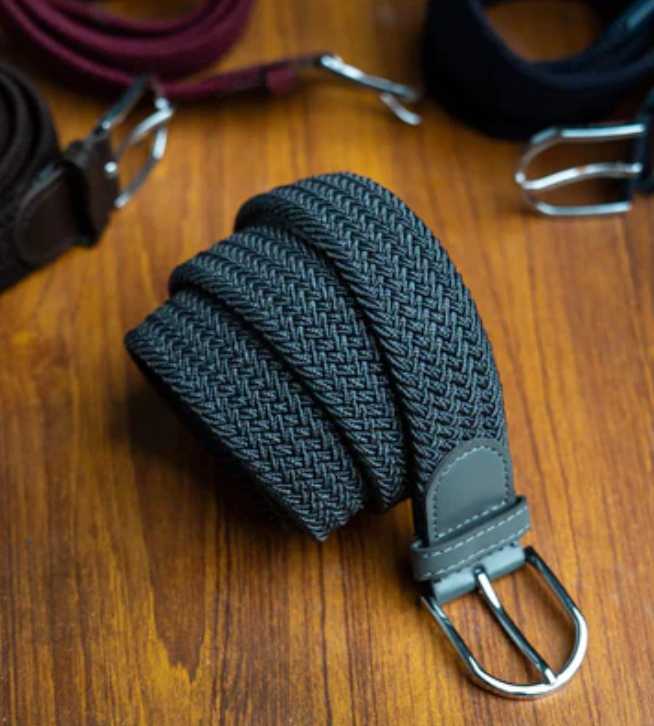 2 x Imported Cotton Stretchable Belt for Men/Boys